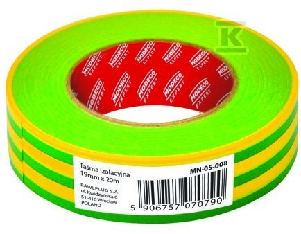 Taśma izolacyjna 19 mm x 20 m ATEST 1 - MN-05-008